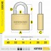 2pc, 40mm Keyed-Alike Brass Padlocks